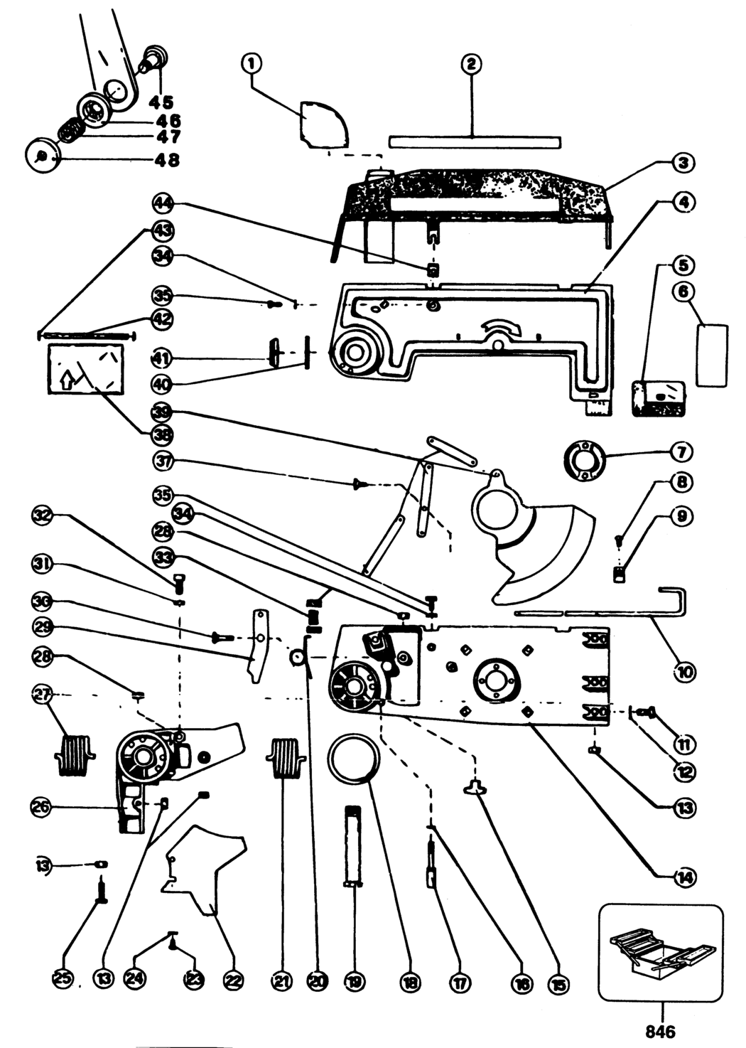 Dewalt DW250-----D Type 1 Mitre Saw Spare Parts