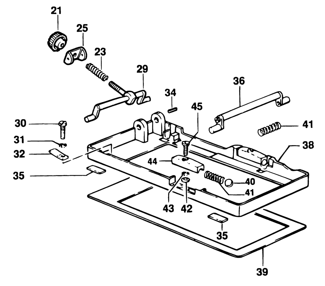 Dewalt DE4070 Type 1 Sanding Frame Spare Parts