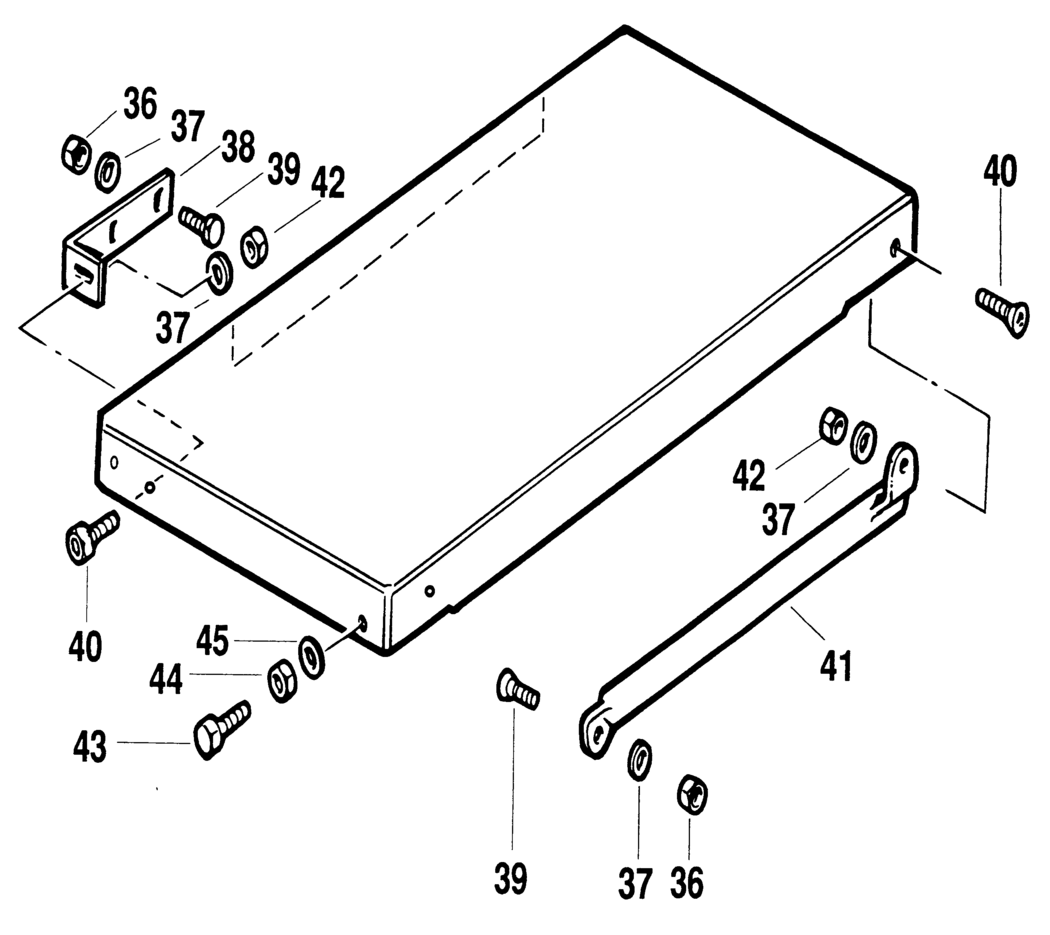 Dewalt DA279 Type 1 Extension Table Spare Parts