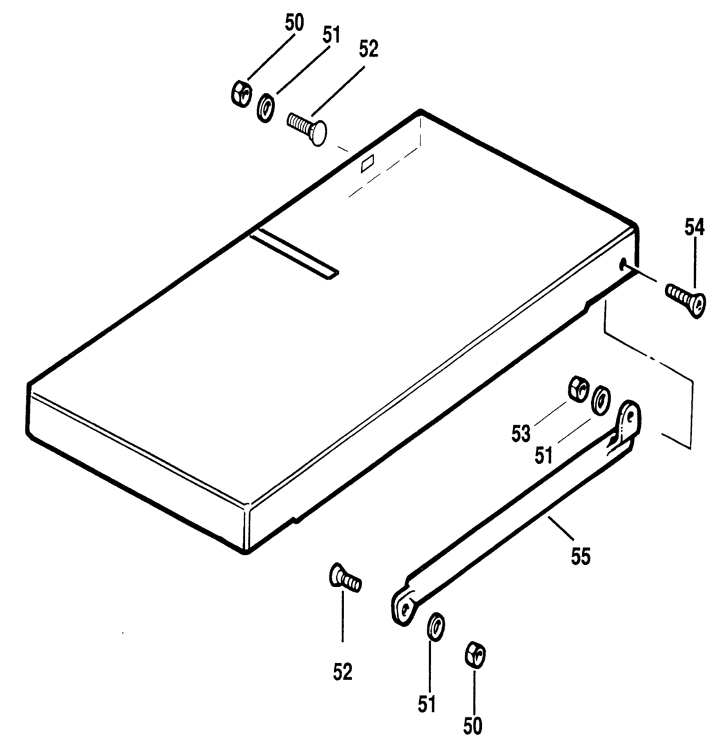 Dewalt DA282 Type 1 Extension Table Spare Parts