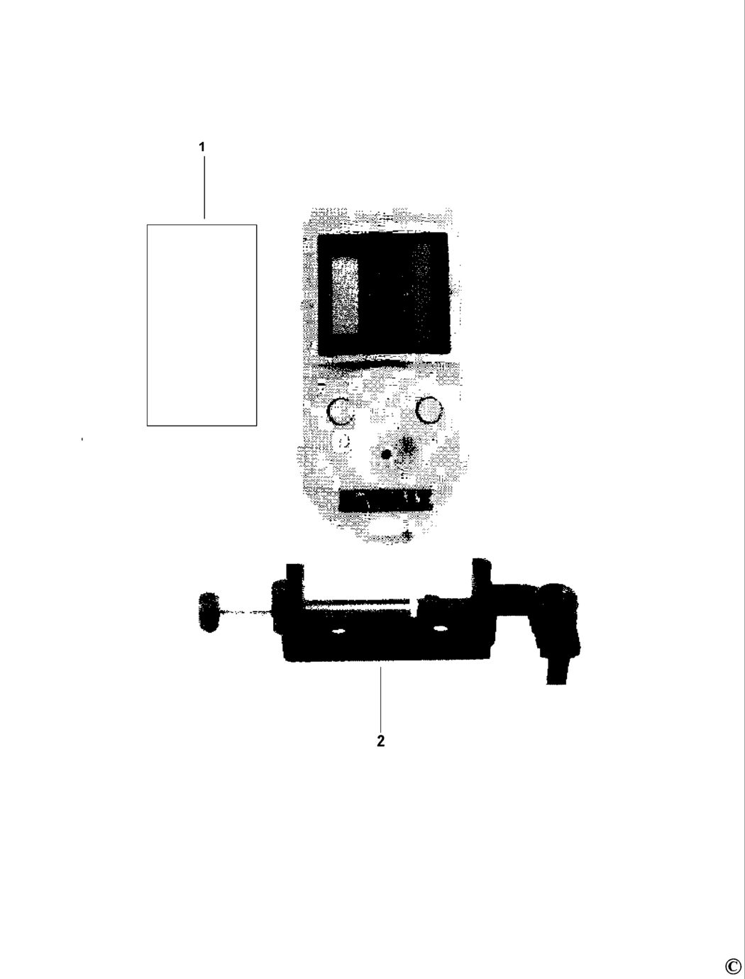 Dewalt DE0732 Type 1 Digital Laser Detector Spare Parts