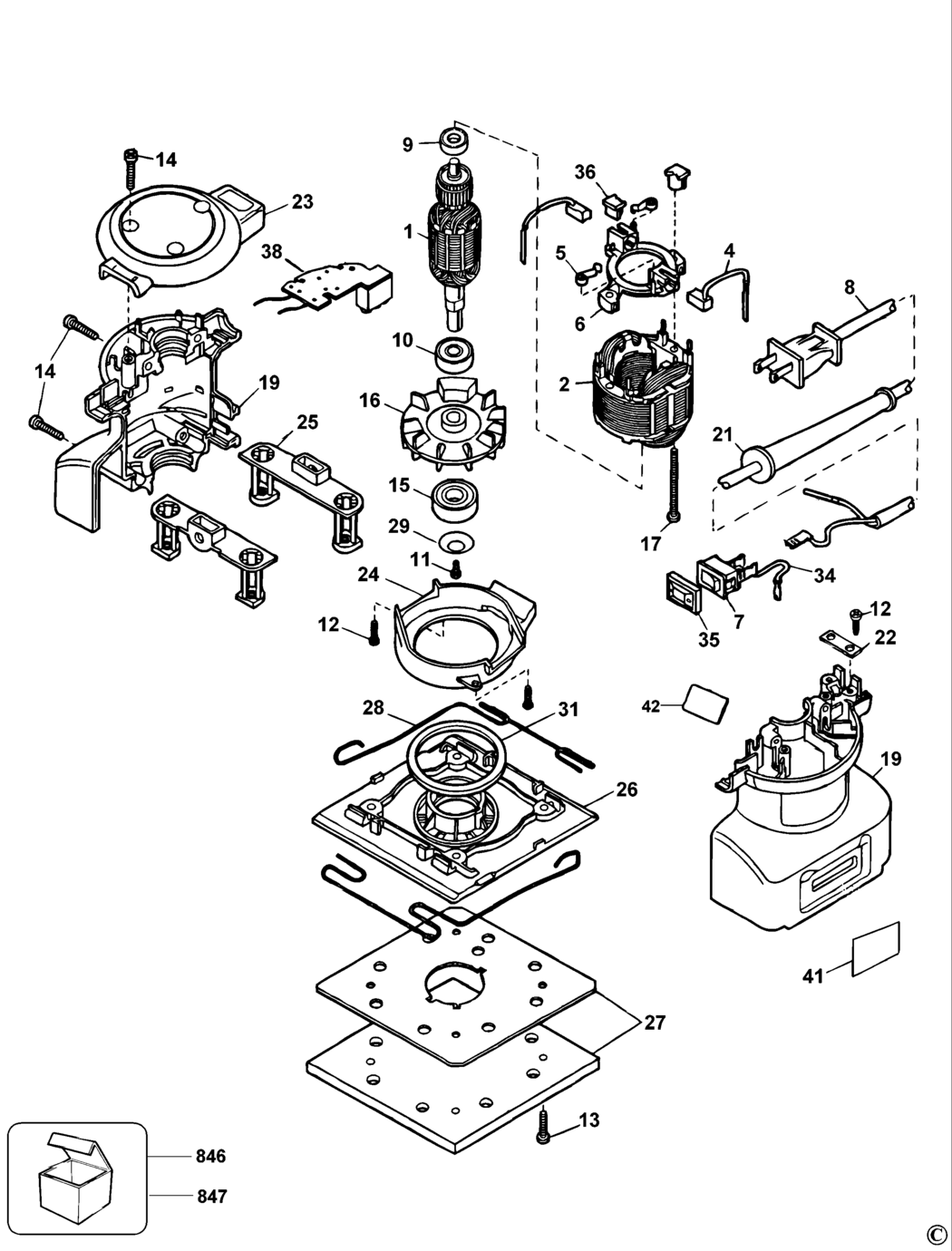 Dewalt sander parts online
