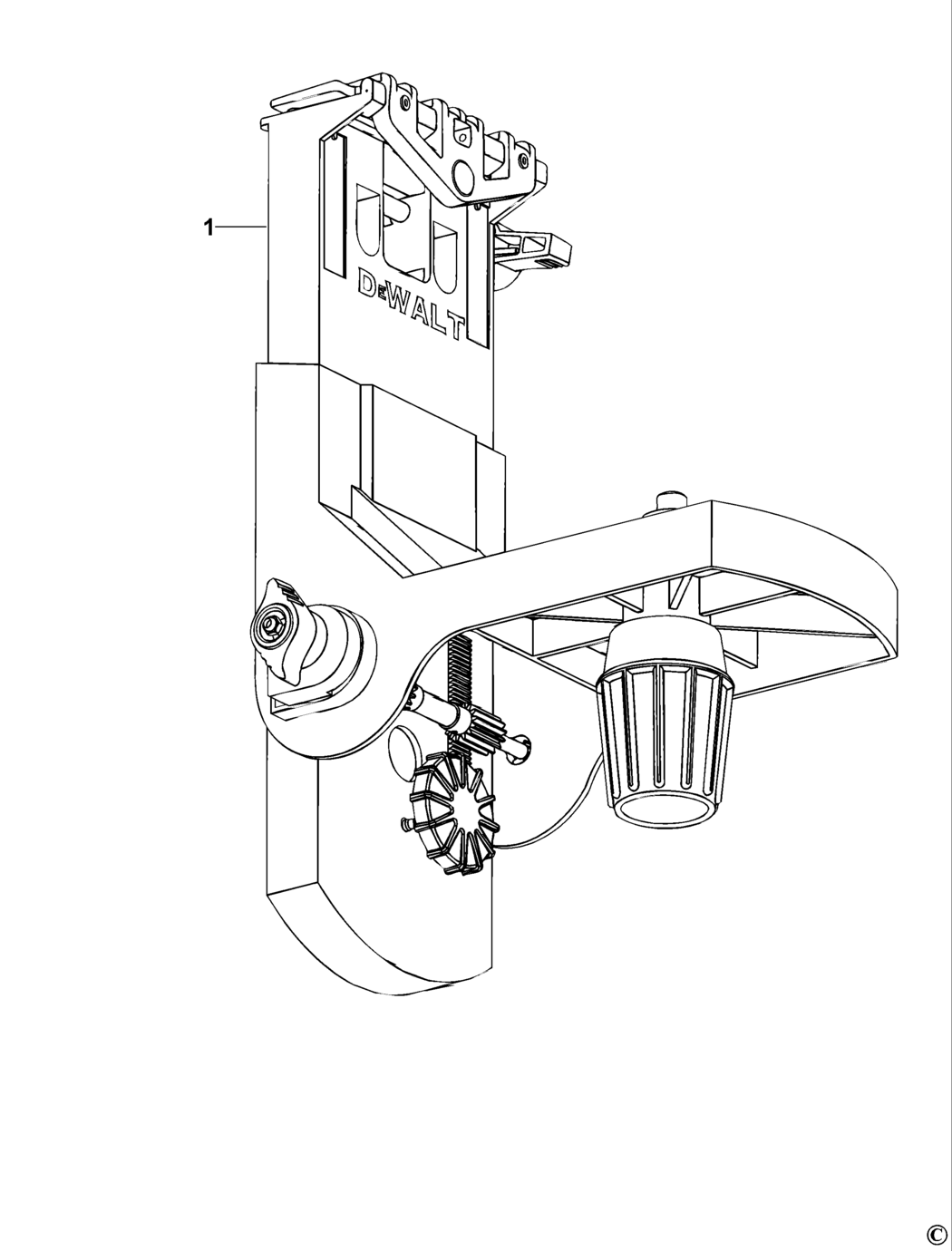 Dewalt DE0770 Type 1 Clamp Set Spare Parts