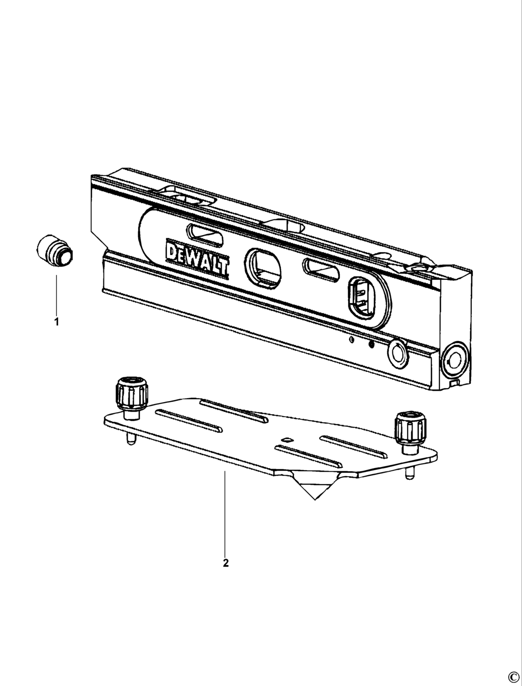 Dewalt DW099 Type 1 Laser Spare Parts