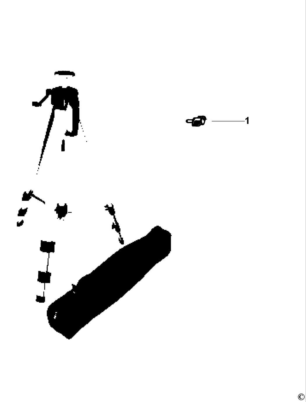 Dewalt DE0841 Type 1 Tripod Spare Parts