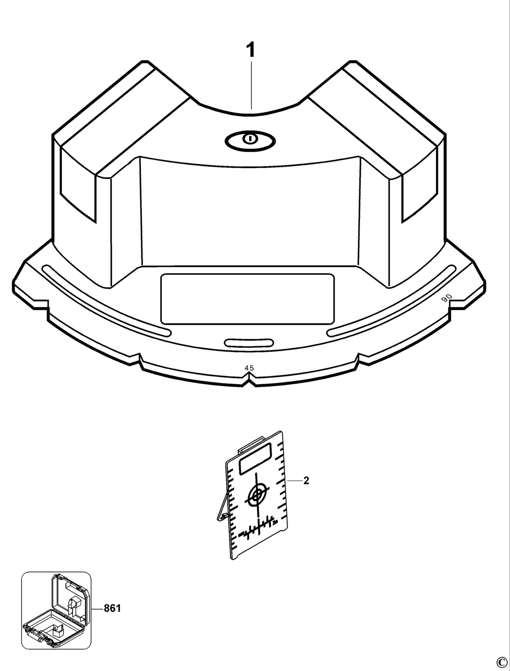 Dewalt DW060 Type 1 Laser Spare Parts