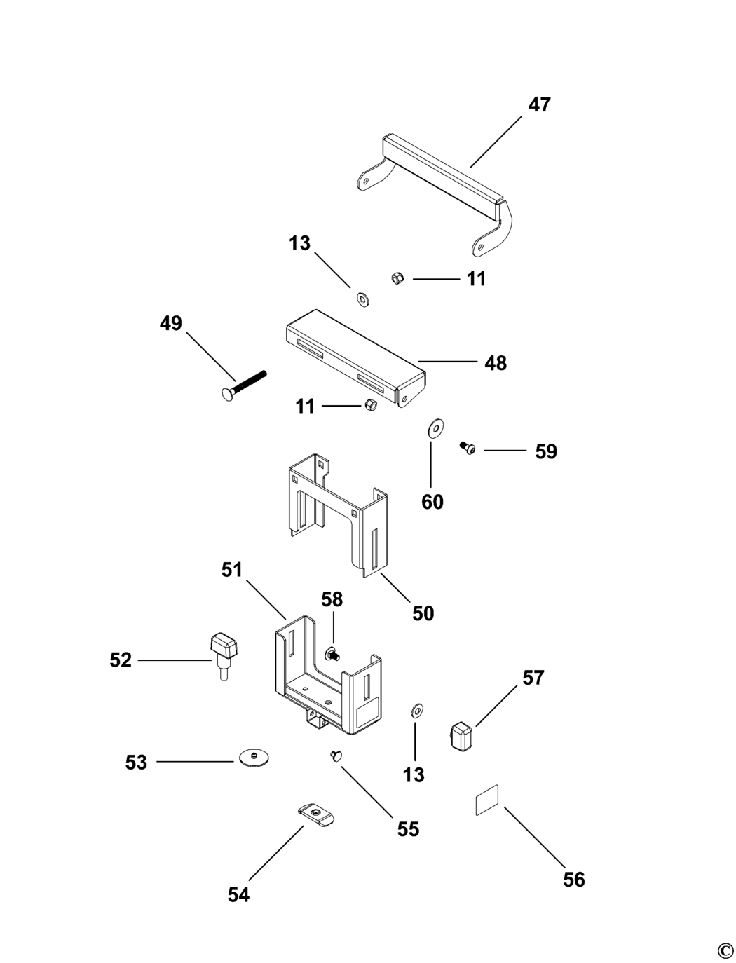 Dewalt DE7024 Type 3 Stand Accessory Spare Parts