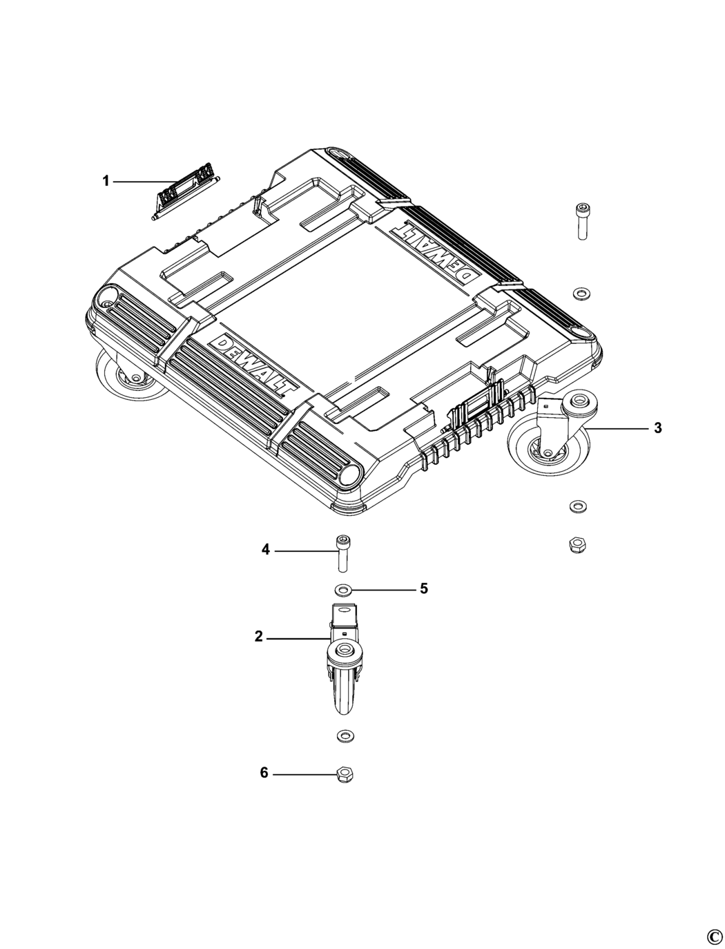 DWST1-71229 Type Trolley Spare Parts | Tool & Machinery Centre