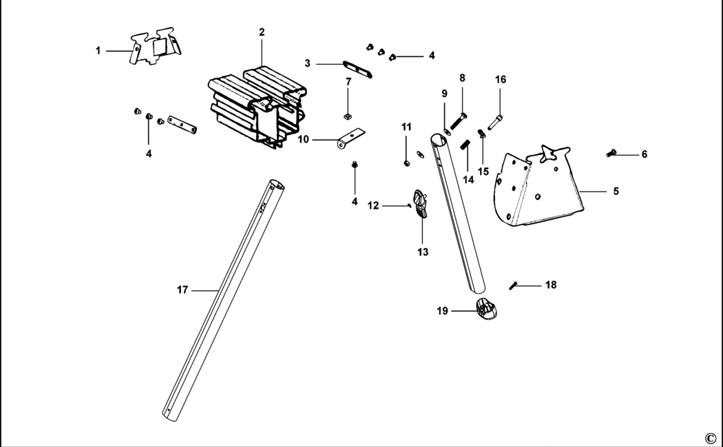 Dewalt DE7031 Type 3 Support Table Spare Parts