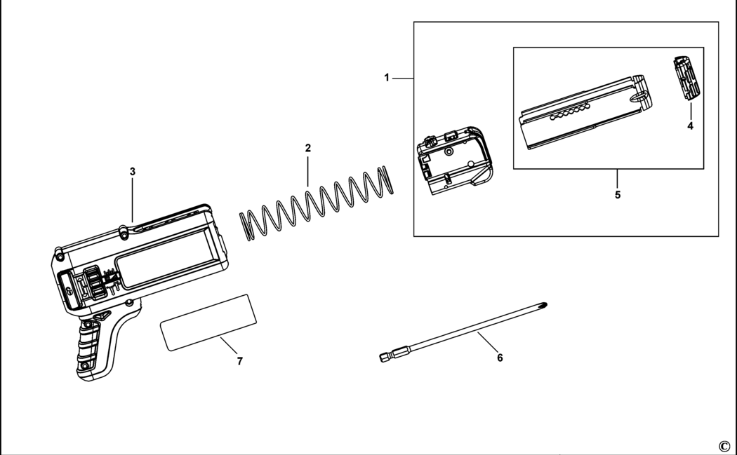 Dewalt DCF6201 Type 1 Attachment Spare Parts