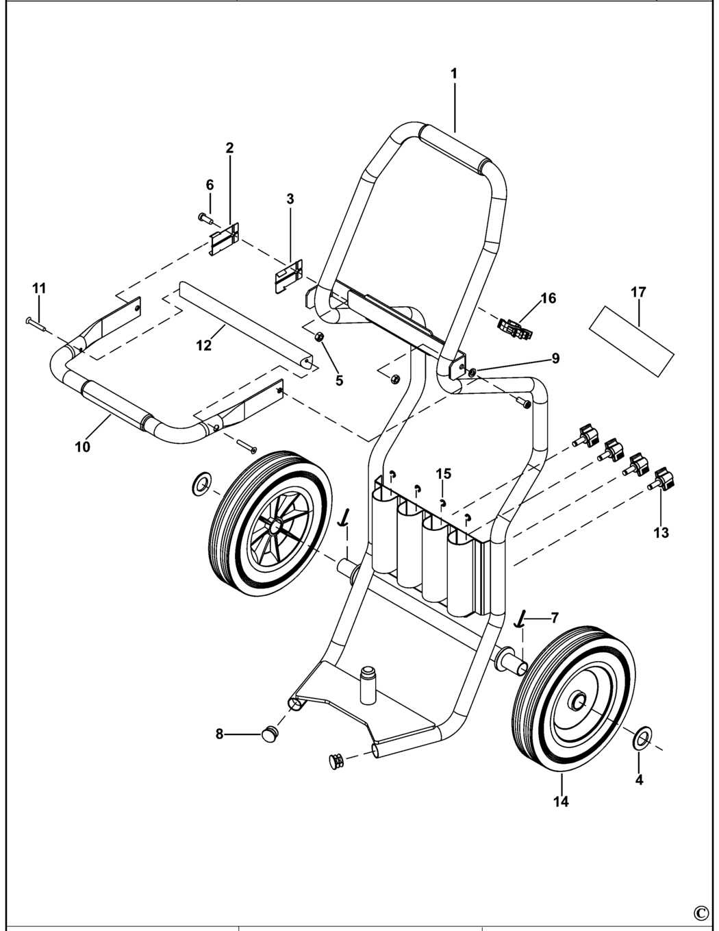 Dewalt D259811 Type 1 Tough Truck Spare Parts