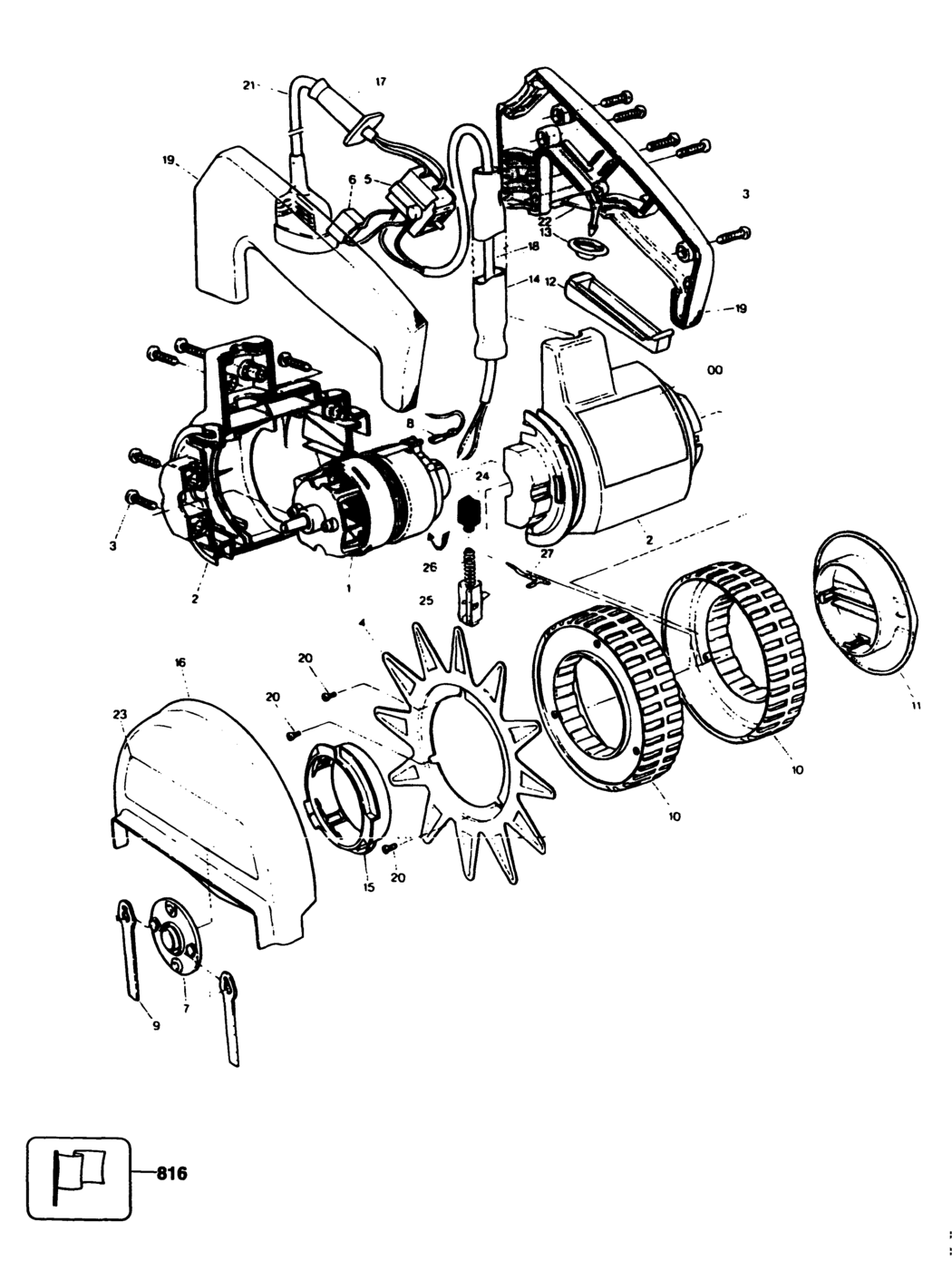 Black & Decker D5 Type 1 Lawnedger Spare Parts