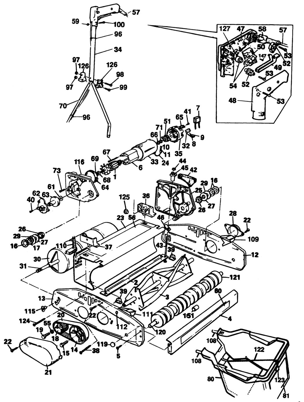 Black & Decker GB200 Type 1 Cylinder Mower Spare Parts