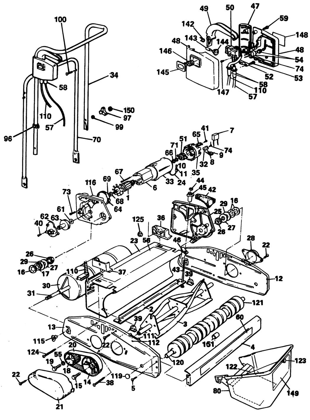 Black & Decker GB201C Type 1 Cylinder Mower Spare Parts