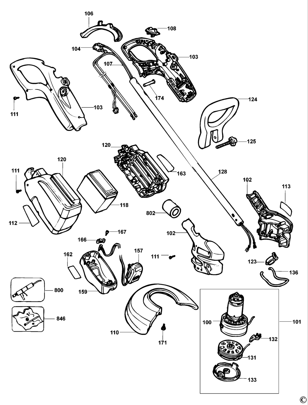 Black & decker cordless trimmer parts 2025