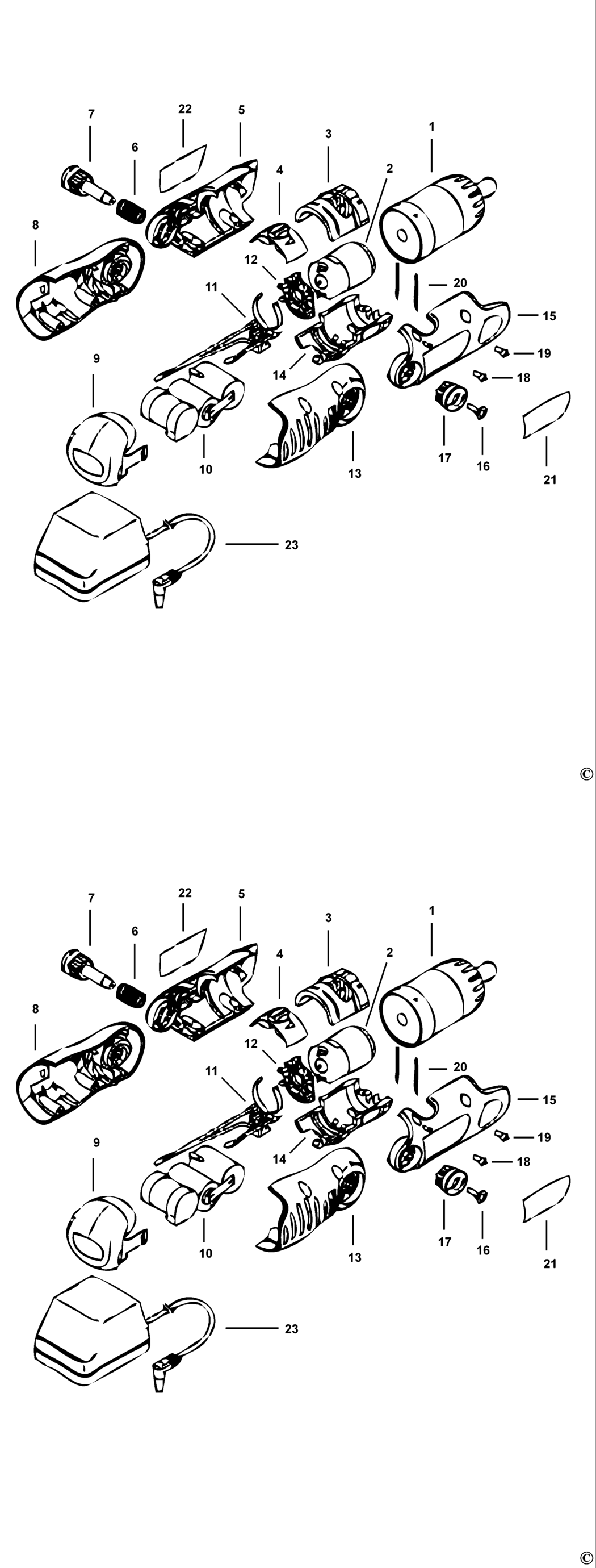 Black & Decker KC9020 Type 1 Cordless Screwdriver Spare Parts