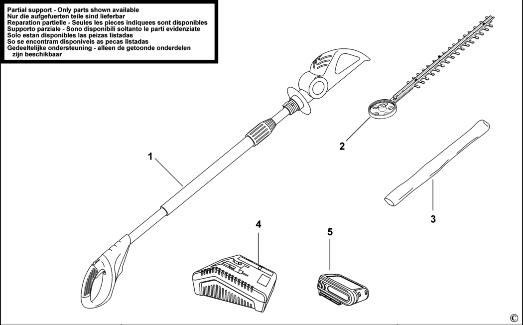 Black & Decker GTC800L Type H1 Cordless Clipper Spare Parts