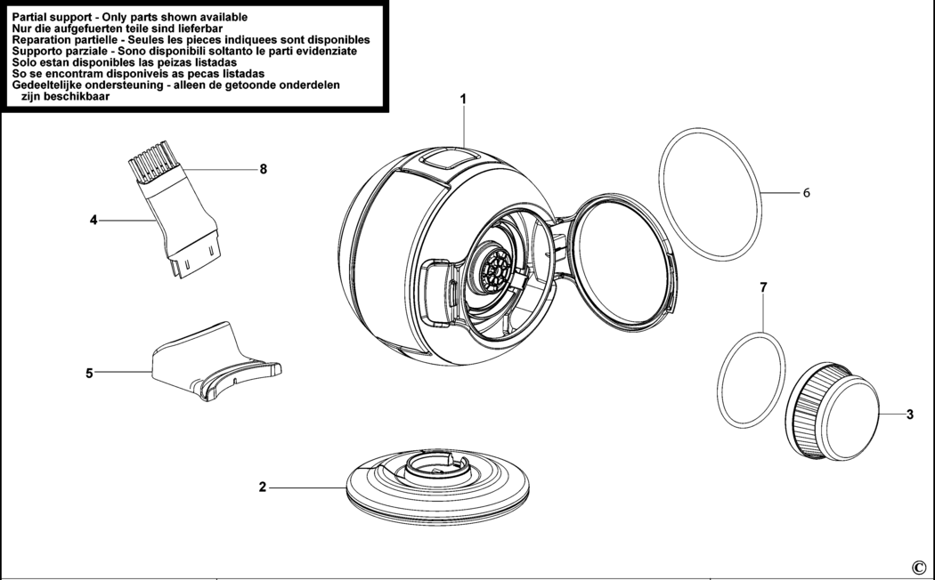 Black & Decker ORB48 Type H1 Mini Vac Spare Parts
