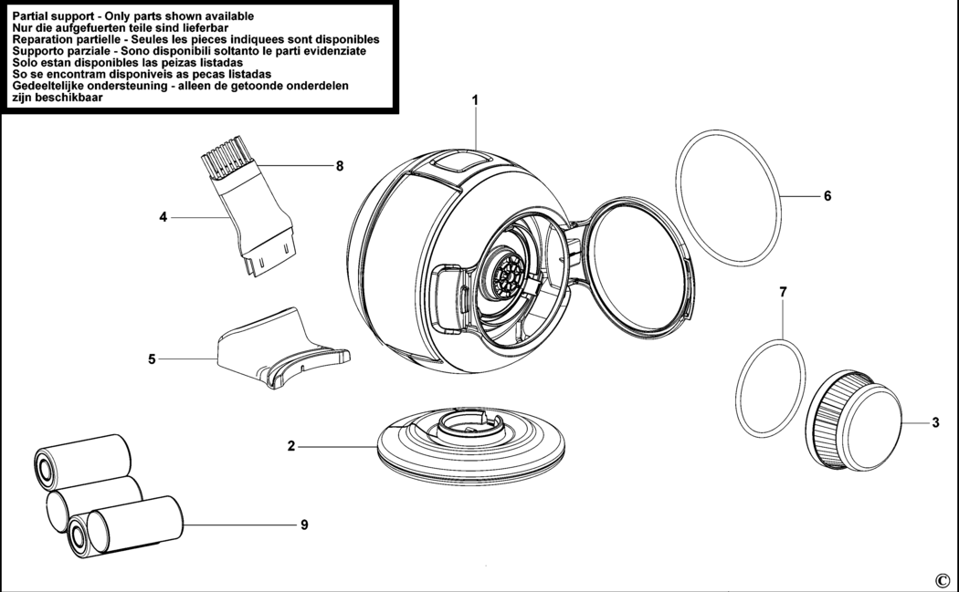 Black & Decker ORB48 Type H1 - AS Mini Vac Spare Parts