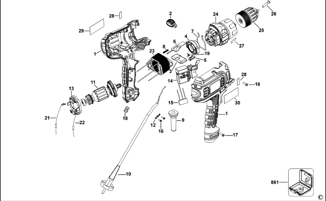 Black & Decker MT350 Type 1 Multitool Spare Parts