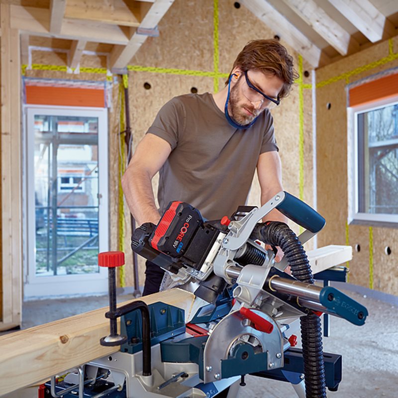 Bosch GCM 18V216 Professional BITURBO 18 Volt Cordless Mitre Saw (Body