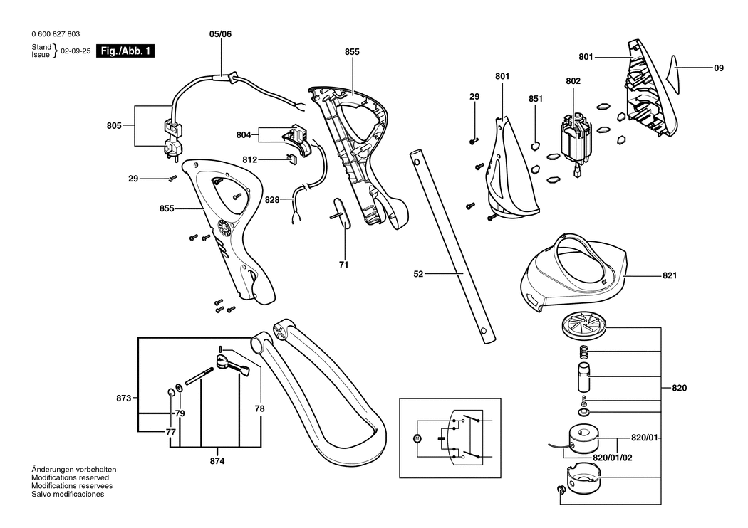 Bosch ART 23 GFS / 0600827873 / EU 230 Volt Spare Parts