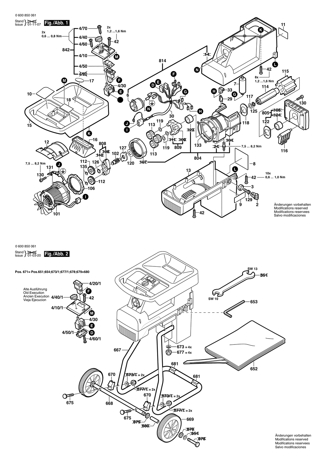 Bosch COMSTAR 180 L / 0600850061 / EU 230 Volt Spare Parts