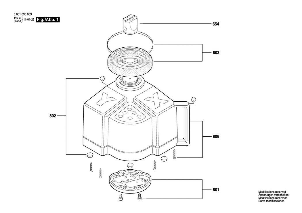 Bosch BL 100 VHR / 0601096063 / EU Spare Parts