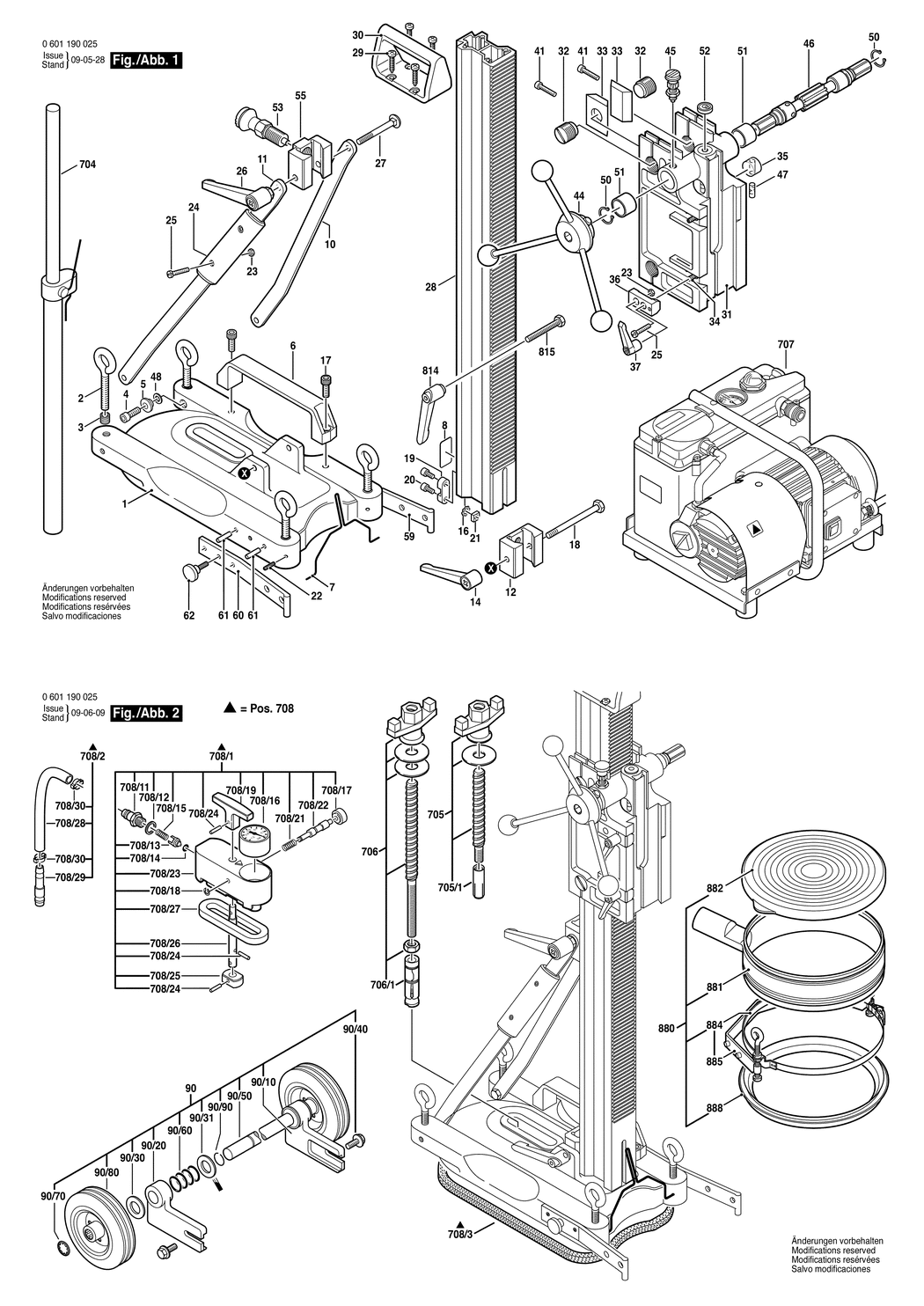 Bosch S 500 A / 0601190025 / EU Spare Parts