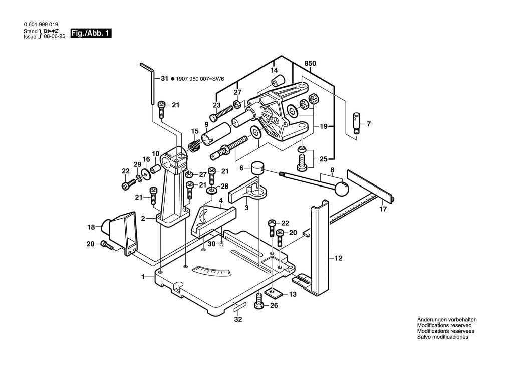 Bosch ---- / 0601999019 / --- Spare Parts