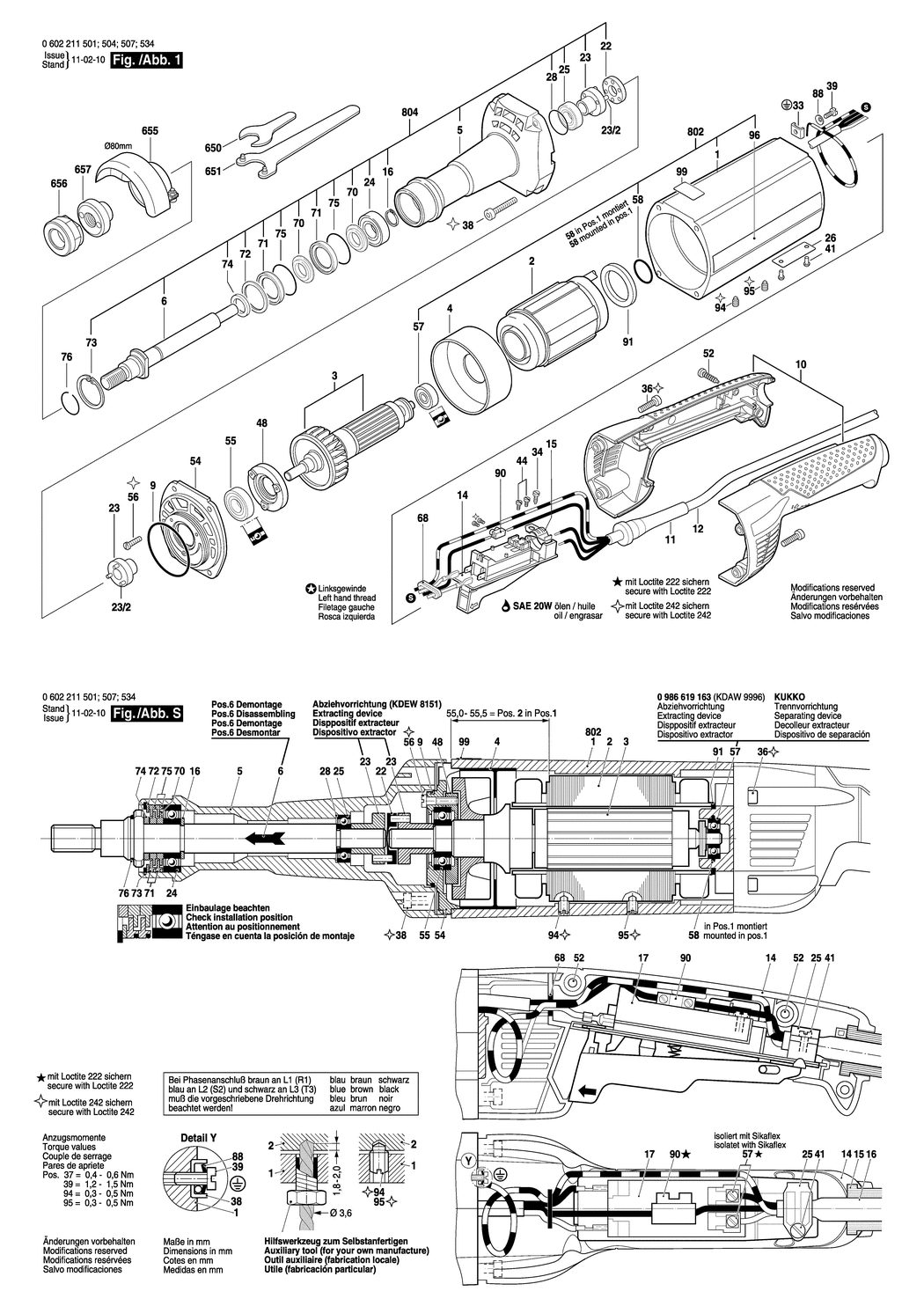 Bosch ---- / 0602211501 / --- Spare Parts