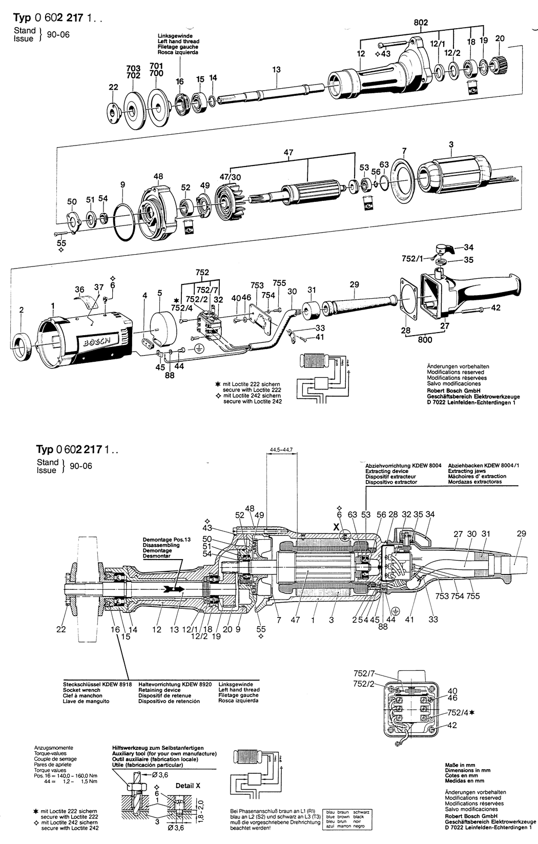 Bosch ---- / 0602217104 / --- Spare Parts