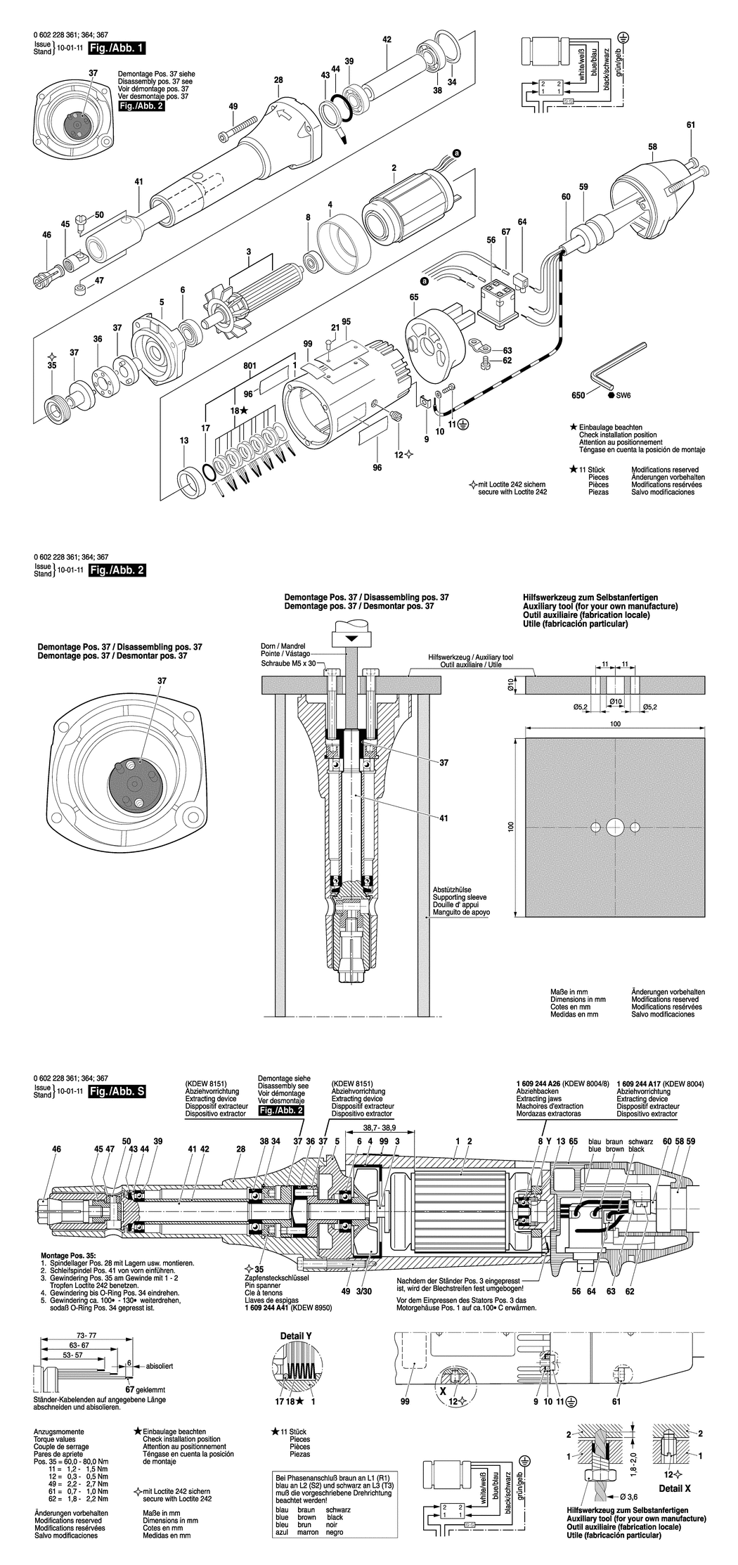 Bosch GERADSCHLEIFER / 0602228384 / --- Spare Parts