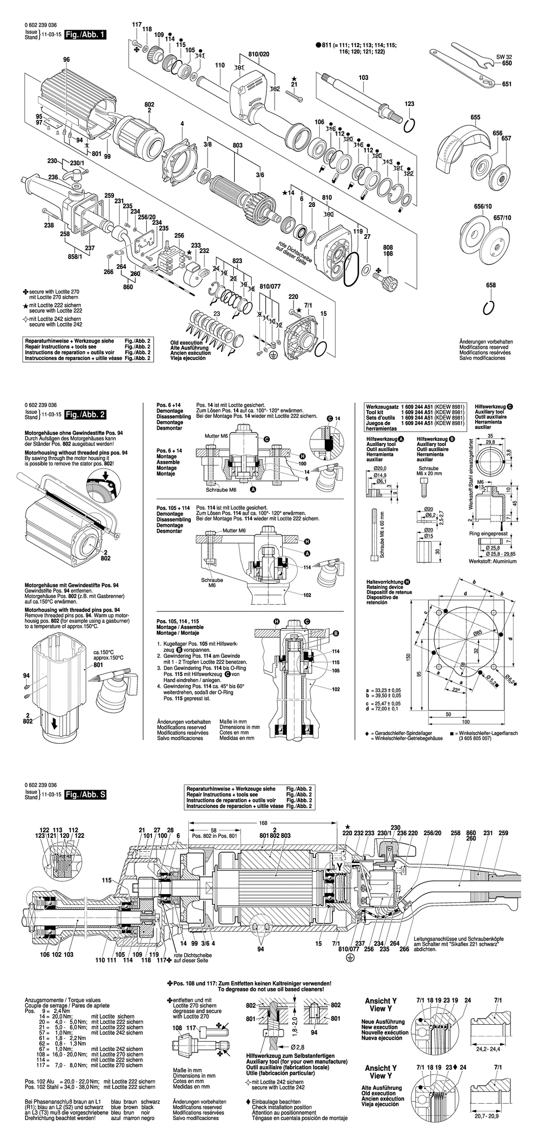 Bosch ---- / 0602239036 / --- Spare Parts