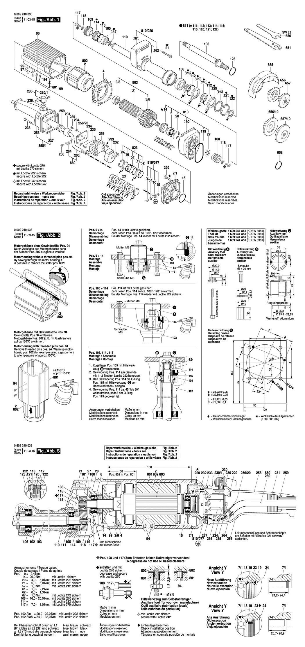 Bosch ---- / 0602240036 / --- Spare Parts