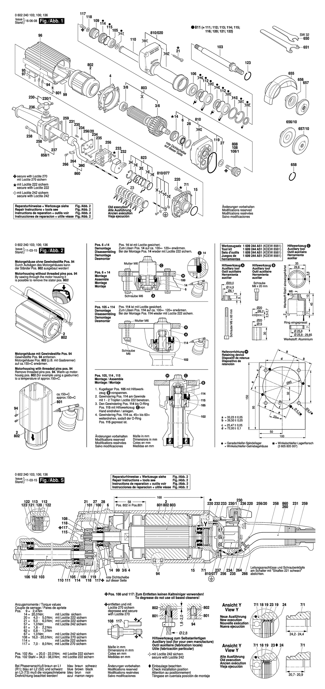 Bosch ---- / 0602240136 / --- Spare Parts