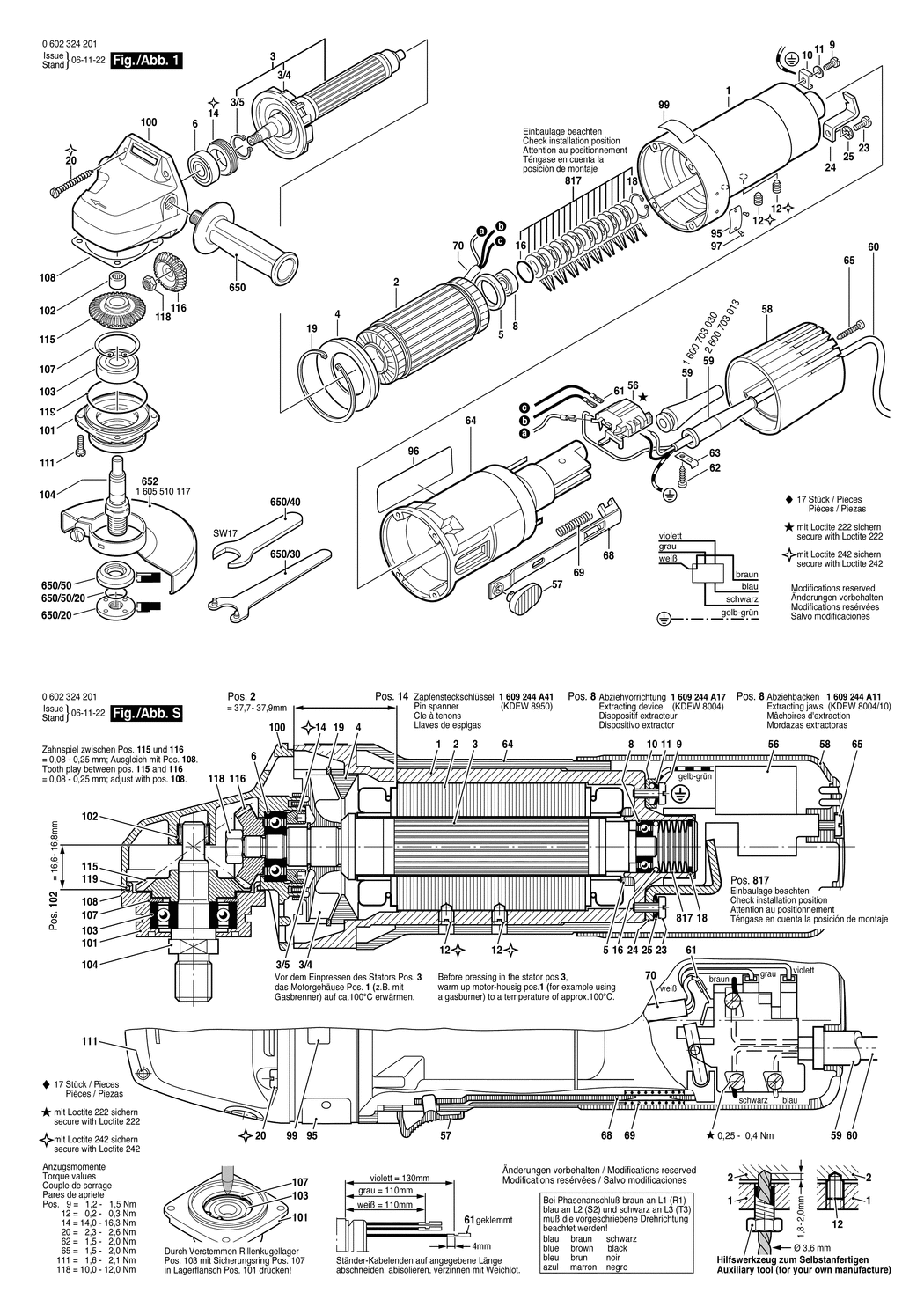 Bosch ---- / 0602324257 / --- Spare Parts