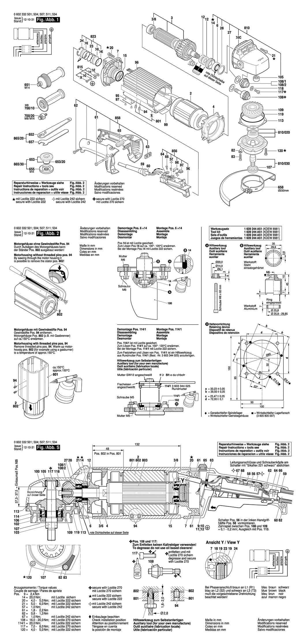 Bosch HWS 88/230 / 0602332511 / --- Spare Parts