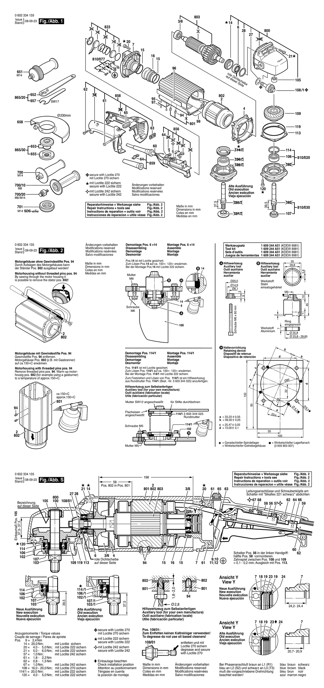 Bosch ---- / 0602334135 / --- Spare Parts