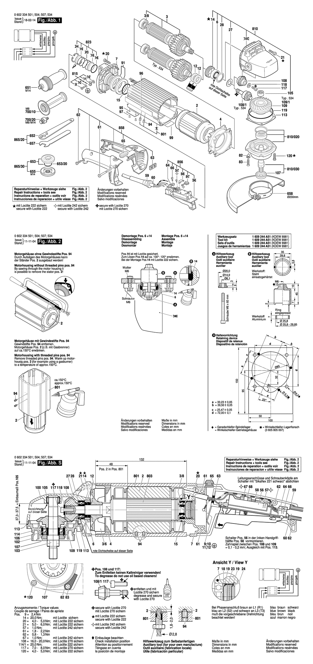 Bosch HWS 810/230 / 0602334507 / --- Spare Parts