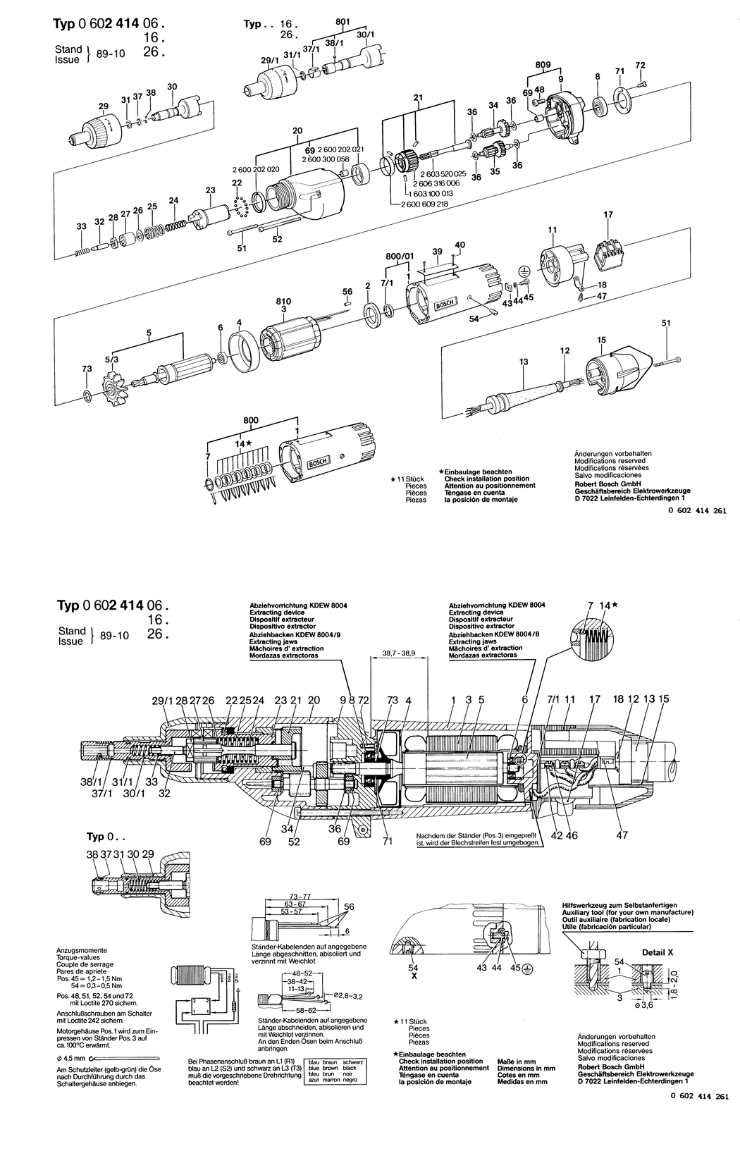 Bosch ---- / 0602414061 / --- Spare Parts