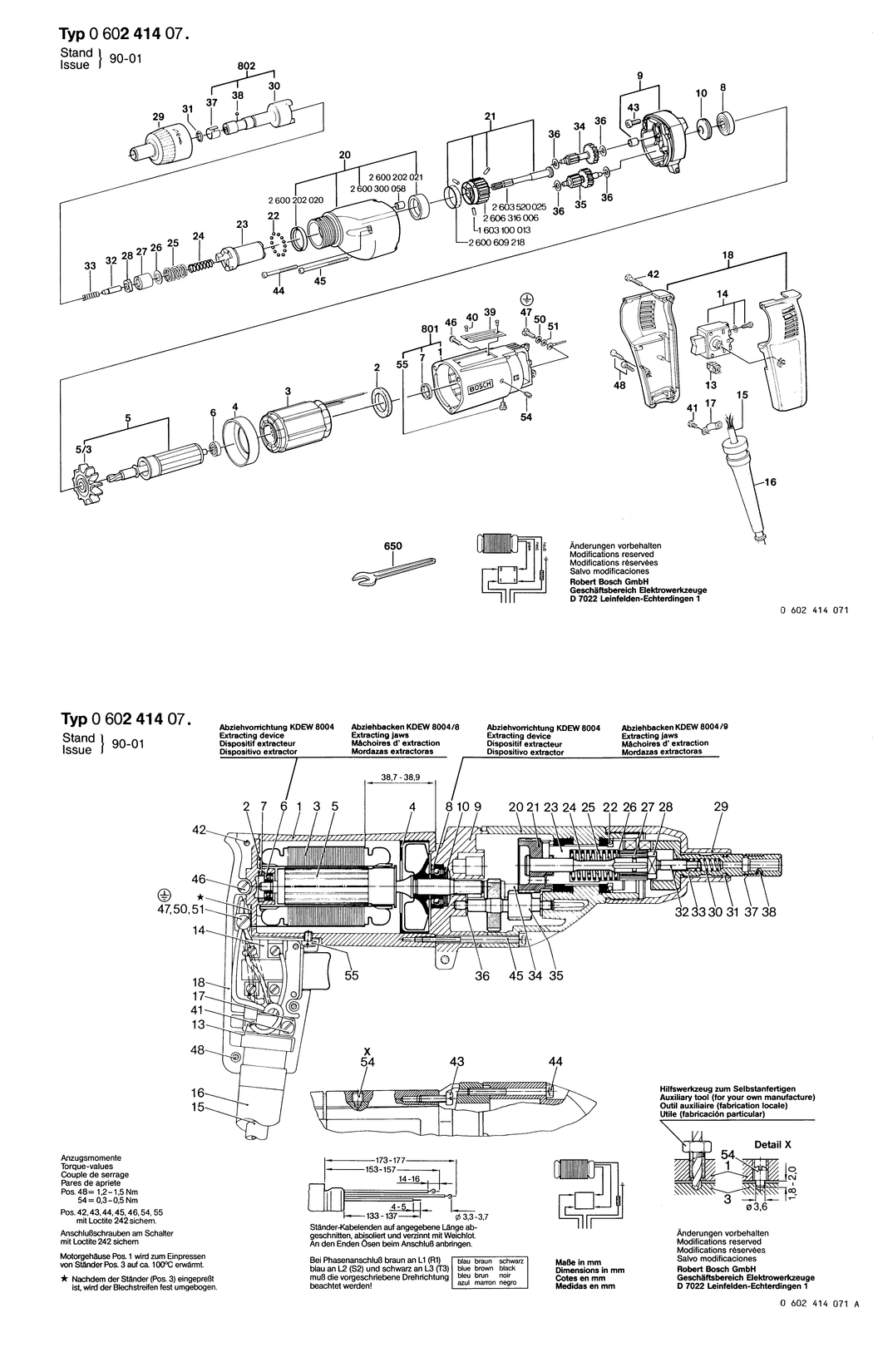 Bosch ---- / 0602414074 / --- Spare Parts