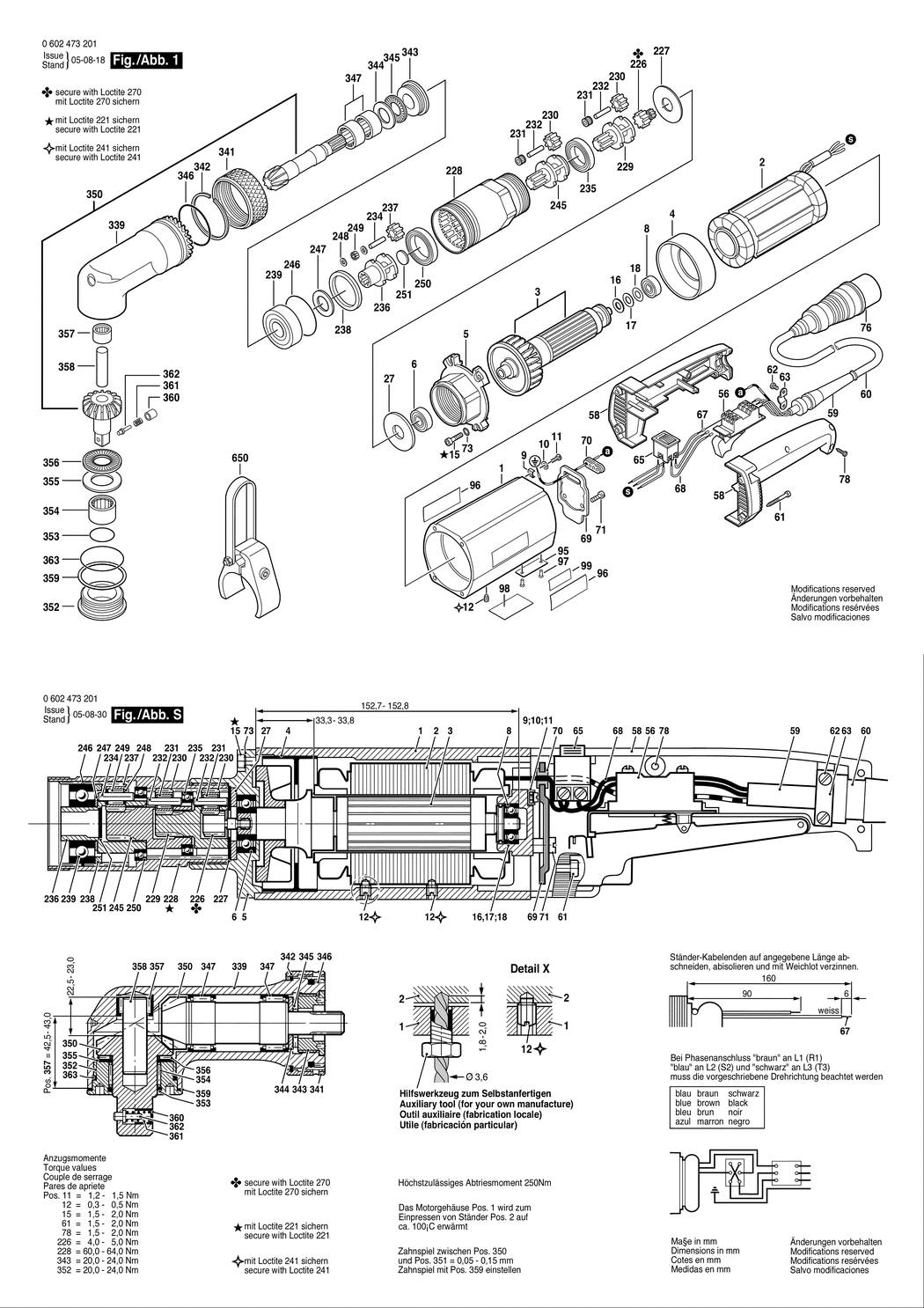 Bosch ---- / 0602473201 / --- Spare Parts