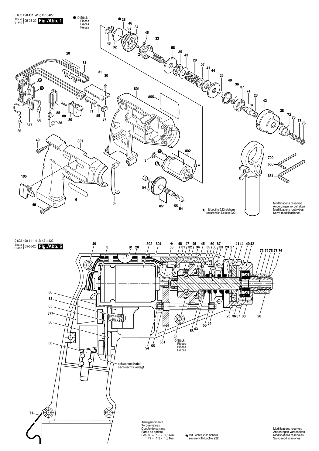 Bosch ---- / 0602490421 / --- Spare Parts