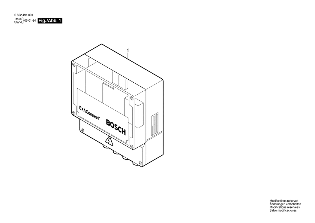 Bosch BT EXACT / 0602491003 / --- Spare Parts