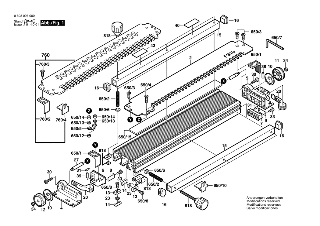 Bosch ZF 60 / 0603097000 / --- Spare Parts