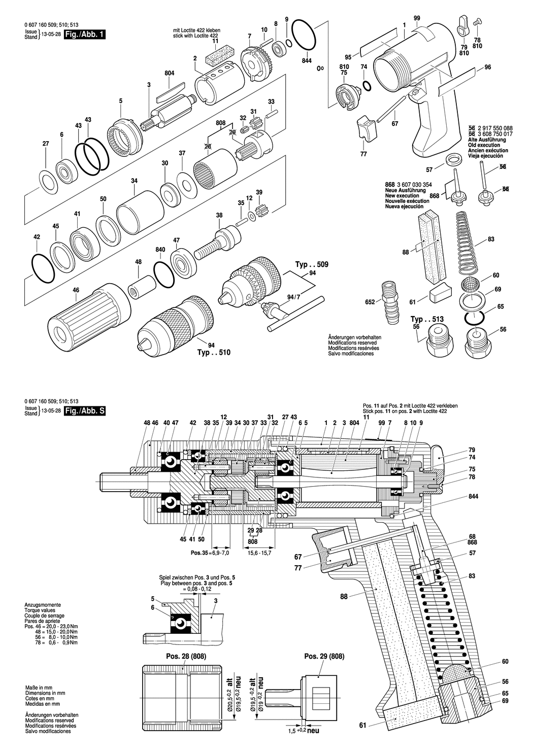 Bosch 220 WATT-SERIE / 0607160509 / --- Spare Parts