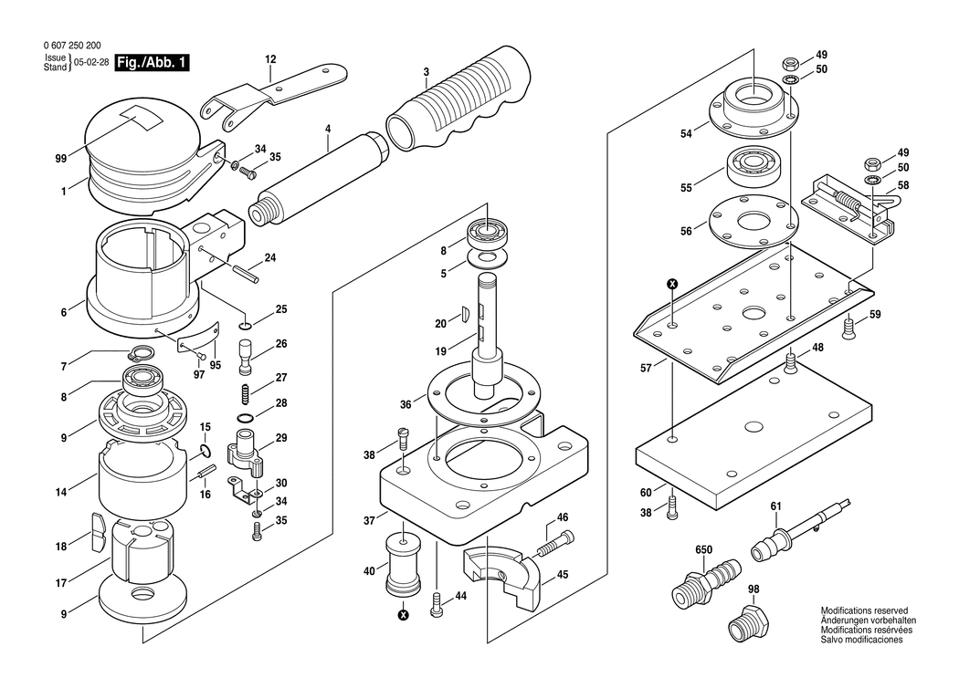 Bosch 50 WATT-SERIE / 0607250200 / --- Spare Parts