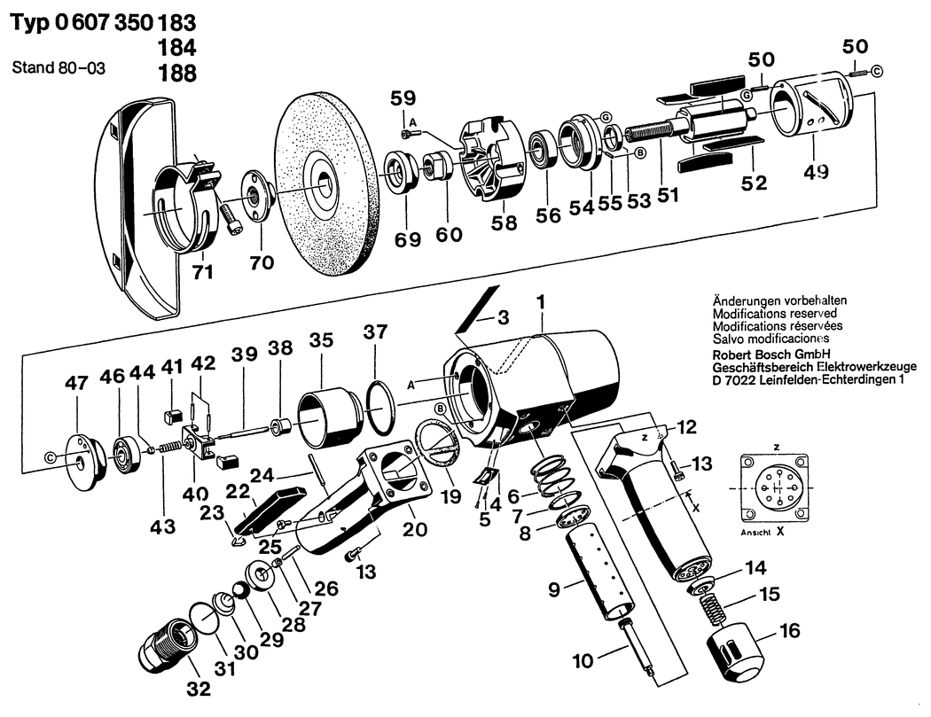 Bosch ---- / 0607350183 / --- Spare Parts