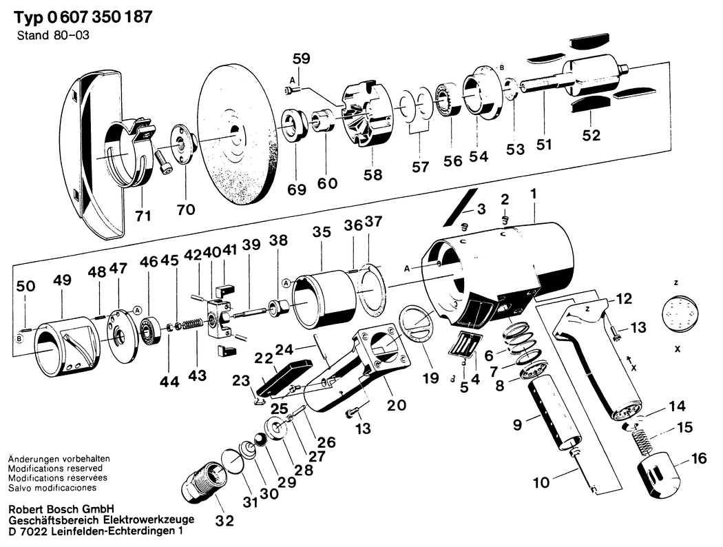 Bosch ---- / 0607350187 / --- Spare Parts